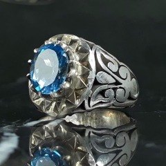 نقره مردانه دست ساز _کد:36223