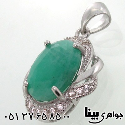 گردنبند زمرد زنانه درشت