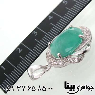 گردنبند زمرد زنانه درشت