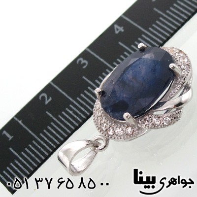 گردنبند یاقوت کبود زنانه درشت