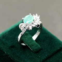 نقره زنانه با روکش رودیوم _کد:36292