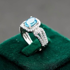 زامبیا نقره زنانه با روکش رودیوم _کد:36293