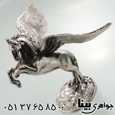 متفرقه نقره مجسمه اسب بالدار