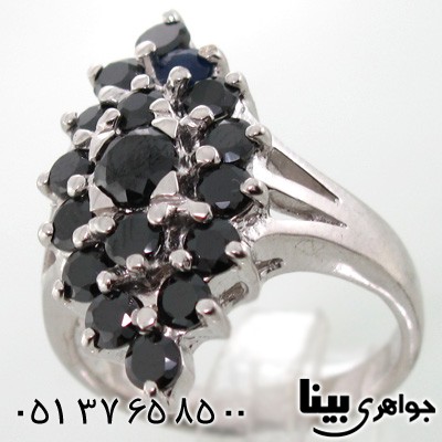 انگشتر یاقوت کبود زنانه درشت