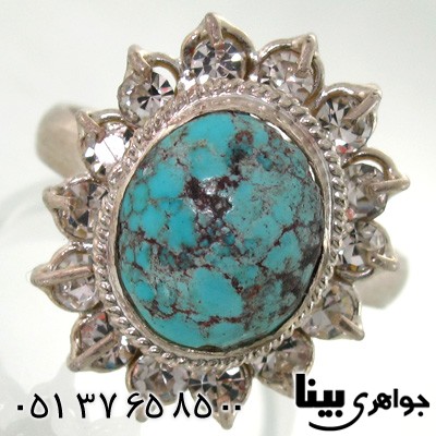 انگشتر فیروزه نیشابوری شجری زنانه شماره یک
