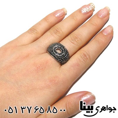 انگشتر حدید سوارسکی درشت زنانه