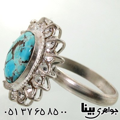 انگشتر فیروزه نیشابوری شجری شماره پنج