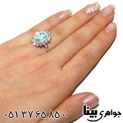 انگشتر فیروزه نیشابوری شجری شماره پنج