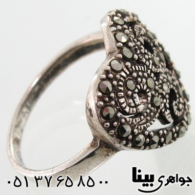 انگشتر حدید قلبی شکل زنانه درشت
