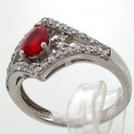 قرمز طرح اشکی زنانه