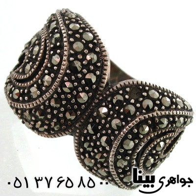انگشتر حدید دو هلال زنانه