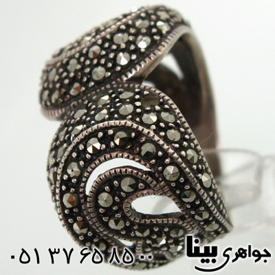 انگشتر حدید دو هلال زنانه