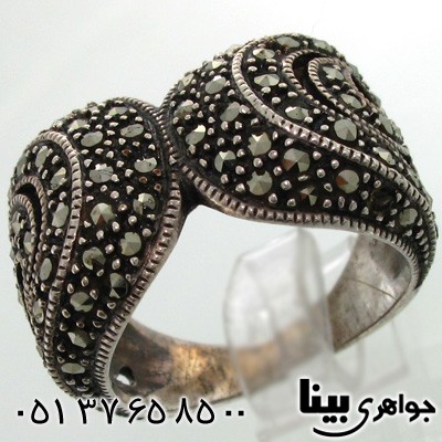 انگشتر حدید دو هلال زنانه