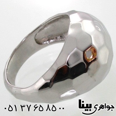 انگشتر نقره طرح دیسکو زنانه