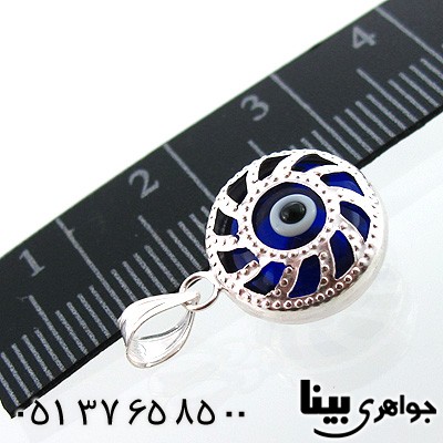 گردنبند نقره چشم زخم دایره ای
