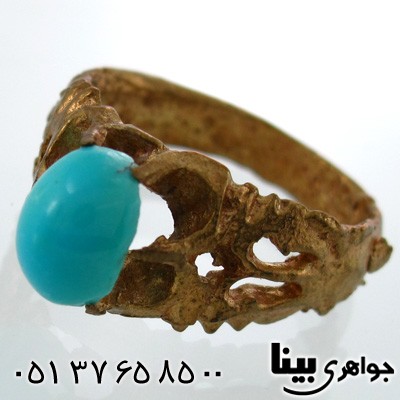 نگین انگشتر فیروزه نیشابوری عجمی زیبا