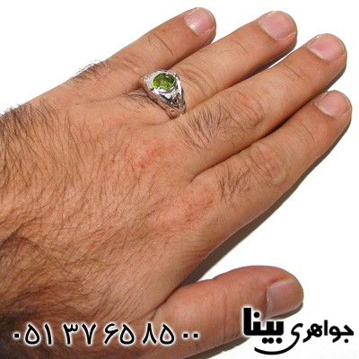 انگشتر زبرجد مردانه طرح امیر شماره پنج