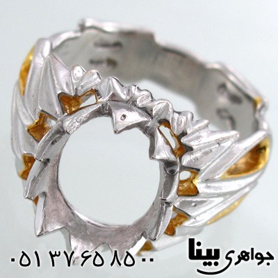 انگشتر نقره مردانه بدون نگین