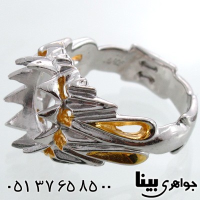 انگشتر نقره مردانه بدون نگین