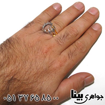 انگشتر نقره مردانه بدون نگین