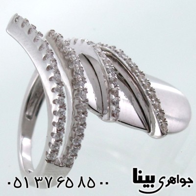 انگشتر نقره زنانه بند انگشتی طرح ناخن جدید