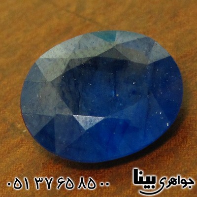 نگین انگشتر یاقوت کبود خوشرنگ دایره
