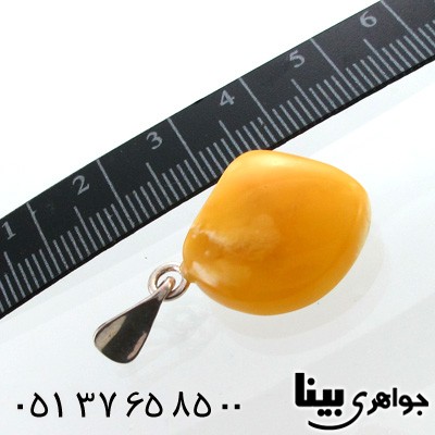 گردنبند کهربا پلندی مخروطی مخصوص سنگ درمانی