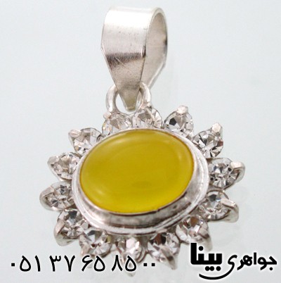 گردنبند عقیق شرف الشمس زنانه خورشیدی