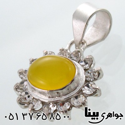 گردنبند عقیق شرف الشمس زنانه خورشیدی