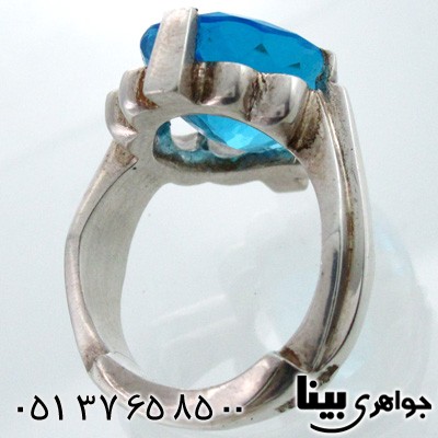 انگشتر توپاز مردانه فاخر درشت