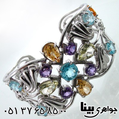 دستبند چند جواهر زنانه سلطنتی درشت