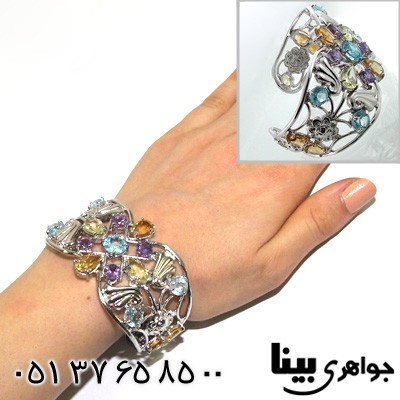 دستبند چند جواهر زنانه سلطنتی درشت