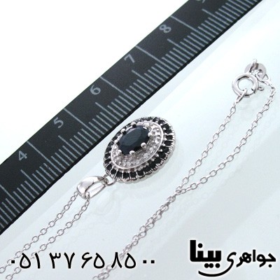 گردنبند یاقوت کبود زنانه ستایش