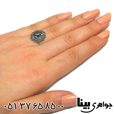 انگشتر حدید زنانه با دعای هفت جلاله