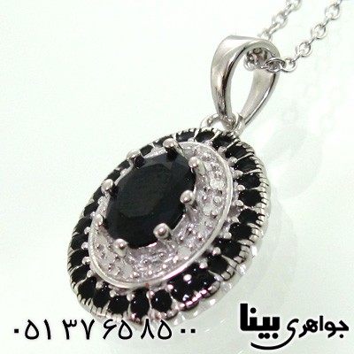 سرویس یاقوت کبود زنانه طرح گل زیبا