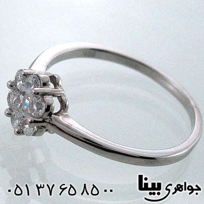 انگشتر نقره زنانه طرح فلاور دو