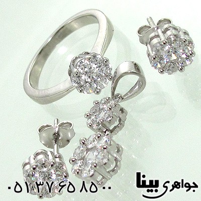 سرویس نقره زنانه طرح فلاور دو