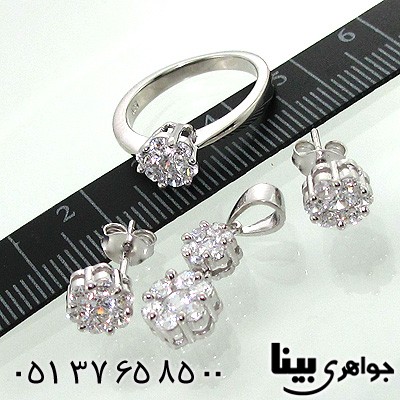 سرویس نقره زنانه طرح فلاور دو