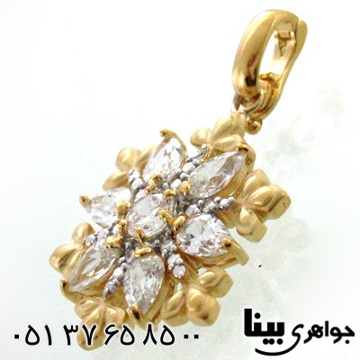 گردنبند نقره زنانه طرح برف