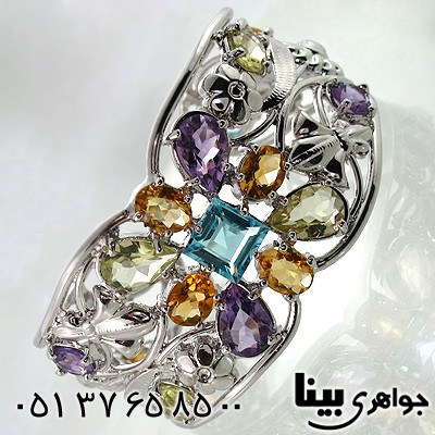 دستبند چند جواهر زنانه اشرافی درشت