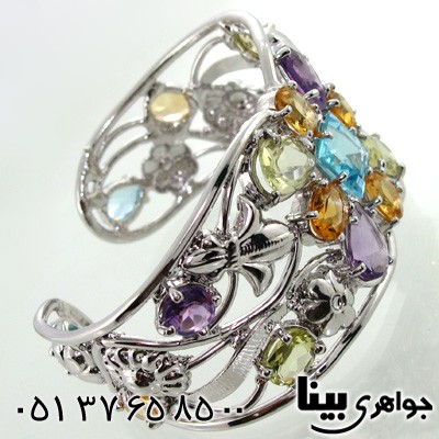 دستبند چند جواهر زنانه اشرافی درشت