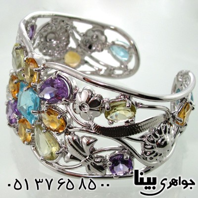 دستبند چند جواهر زنانه اشرافی درشت