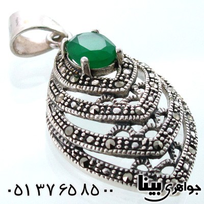گردنبند جید سبز زنانه چهار پله ای