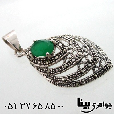 گردنبند جید سبز زنانه چهار پله ای