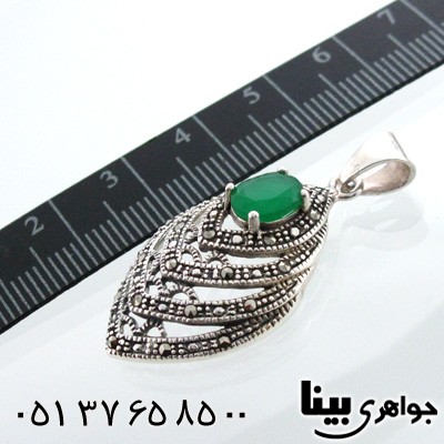 گردنبند جید سبز زنانه چهار پله ای