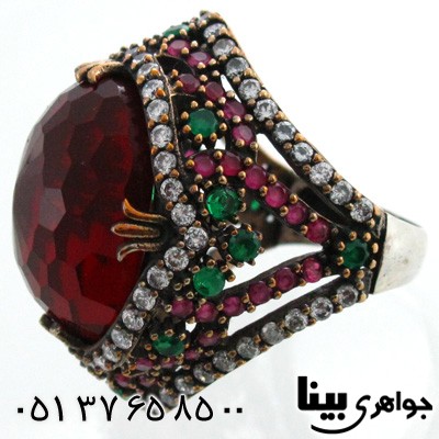 انگشتر نقره زنانه درشت پهن