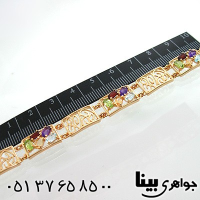 دستبند چند جواهر زنانه مستطیلی جدید