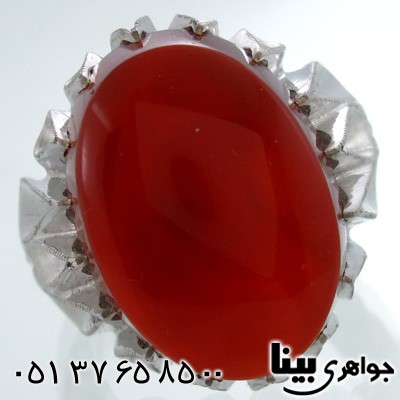 انگشتر عقیق یمنی مردانه درشت فاخر
