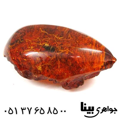 نگین انگشتر کهربا صنعتی با حشرات طبیعی دکوری