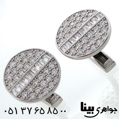 متفرقه نقره دکمه سر آستین با برند BVLGARI